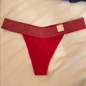 Red thong